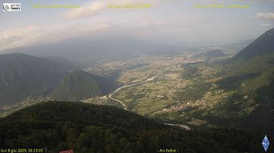 immagine della webcam nei dintorni di Borso del Grappa: webcam Seren del Grappa