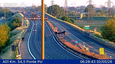 immagine della webcam nei dintorni di Piacenza: webcam San Rocco al Porto