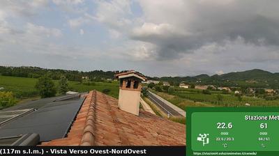 Preview delle webcam di Vittorio Veneto › Nord-Ovest