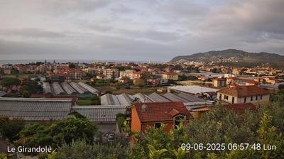 immagine della webcam nei dintorni di Chiusanico: webcam Diano Castello