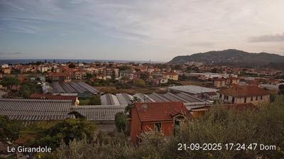 immagine della webcam nei dintorni di Taggia: webcam Diano Castello