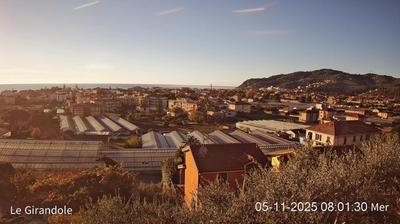 immagine della webcam nei dintorni di Pieve di Teco: webcam Diano Castello
