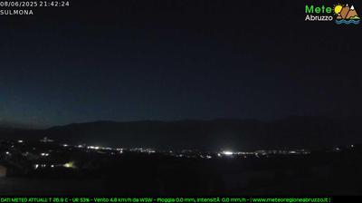 immagine della webcam nei dintorni di Ortona dei Marsi: webcam Sulmona