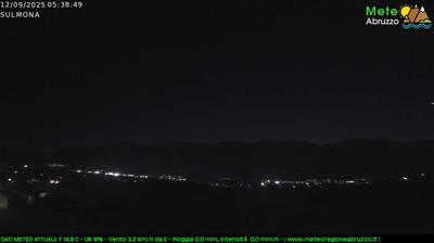 immagine della webcam nei dintorni di Campo di Giove: webcam Sulmona