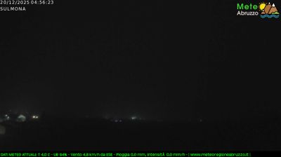 immagine della webcam nei dintorni di Sant'Eufemia a Maiella: webcam Sulmona