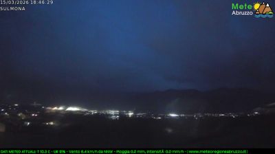 immagine della webcam nei dintorni di Sant'Eufemia a Maiella: webcam Sulmona