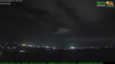 immagine della webcam nei dintorni di Ortona dei Marsi: webcam Sulmona