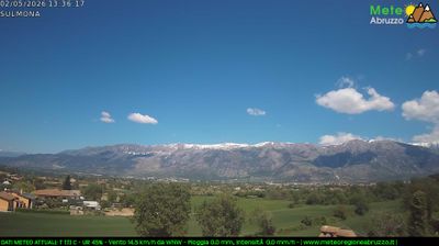 immagine della webcam nei dintorni di Civitella Messer Raimondo: webcam Sulmona