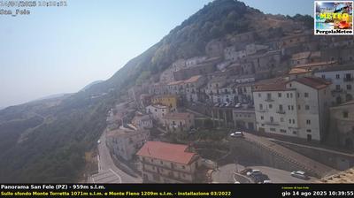 immagine della webcam nei dintorni di Rionero in Vulture: webcam San Fele
