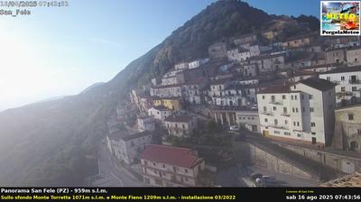 immagine della webcam nei dintorni di Venosa: webcam San Fele