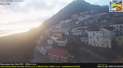 immagine della webcam nei dintorni di Venosa: webcam San Fele