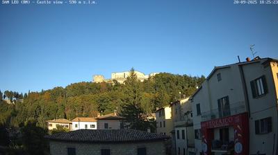 immagine della webcam nei dintorni di Verucchio: webcam San Leo