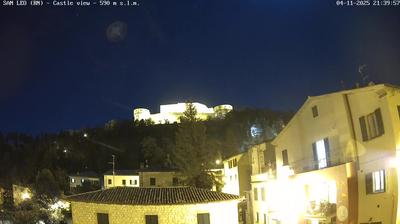immagine della webcam nei dintorni di Sant'Agata Feltria: webcam San Leo