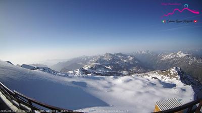 immagine della webcam nei dintorni di Capanna Margherita: webcam Punta Indren