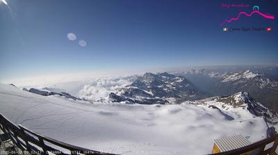 immagine della webcam nei dintorni di Capanna Margherita: webcam Punta Indren
