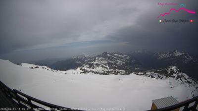 immagine della webcam nei dintorni di Alagna Valsesia: webcam Punta Indren