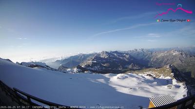 immagine della webcam nei dintorni di Riva Valdobbia: webcam Punta Indren