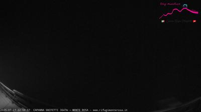 immagine della webcam nei dintorni di Alagna Valsesia: webcam Punta Indren