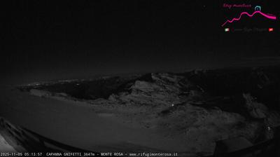 immagine della webcam nei dintorni di Valtournenche Colle Superiore: webcam Punta Indren