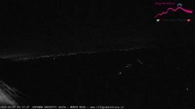 immagine della webcam nei dintorni di Gressoney-Saint-Jean: webcam Punta Indren