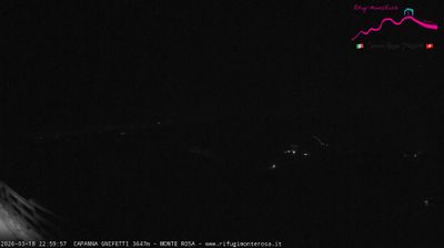 immagine della webcam nei dintorni di Capanna Margherita: webcam Punta Indren