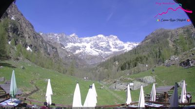 immagine della webcam nei dintorni di Riva Valdobbia: webcam Pianalunga
