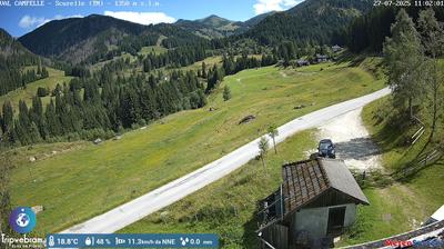 immagine della webcam nei dintorni di Lamon: webcam Samone