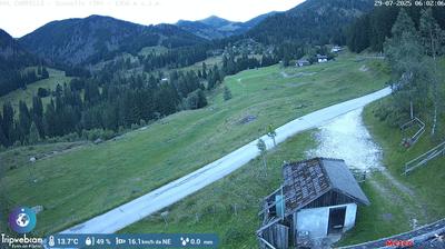 immagine della webcam nei dintorni di Castello Tesino: webcam Samone