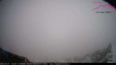 immagine della webcam nei dintorni di Valtournenche: webcam Capanna Margherita