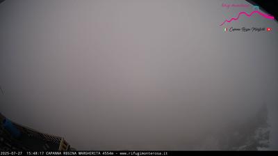 immagine della webcam nei dintorni di Pianalunga: webcam Capanna Margherita