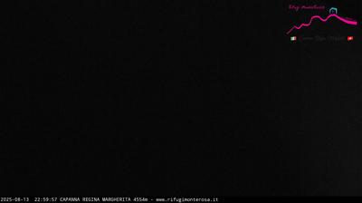 immagine della webcam nei dintorni di Ayas: webcam Capanna Margherita