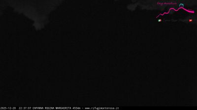 immagine della webcam nei dintorni di Gressoney-Saint-Jean: webcam Capanna Margherita