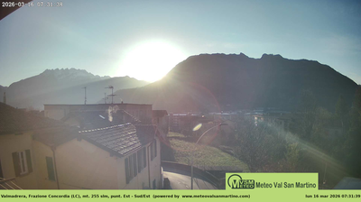 immagine della webcam nei dintorni di Piani di Bobbio: webcam Valmadrera