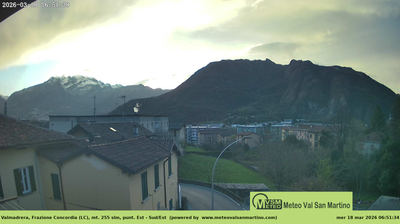 immagine della webcam nei dintorni di Moggio: webcam Valmadrera