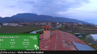 immagine della webcam nei dintorni di Nevegal: webcam Vittorio Veneto