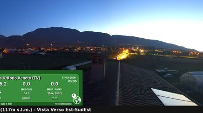 immagine della webcam nei dintorni di Pieve d'Alpago: webcam Vittorio Veneto