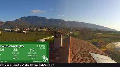 immagine della webcam nei dintorni di Ponte nelle Alpi: webcam Vittorio Veneto