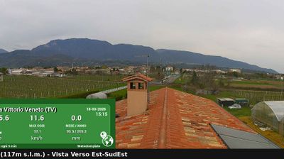immagine della webcam nei dintorni di Santa Lucia di Piave: webcam Vittorio Veneto
