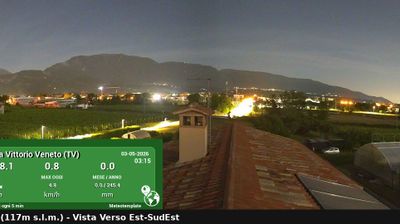 immagine della webcam nei dintorni di Budoia: webcam Vittorio Veneto