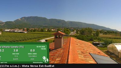 immagine della webcam nei dintorni di Nevegal: webcam Vittorio Veneto