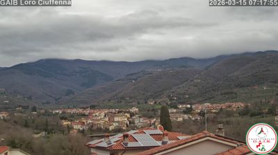 immagine della webcam nei dintorni di Pian di Sco': webcam Loro Ciuffenna