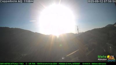 immagine della webcam nei dintorni di Tagliacozzo: webcam Cappadocia