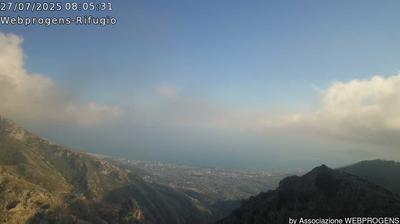 immagine della webcam nei dintorni di Fondi: webcam Maranola