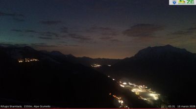 immagine della webcam nei dintorni di Pasturo: webcam Alpe Giumello