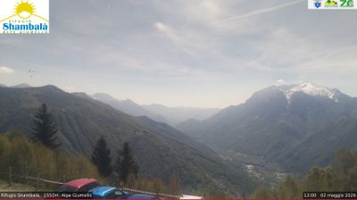 immagine della webcam nei dintorni di Albaredo per San Marco: webcam Alpe Giumello