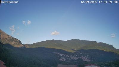 immagine della webcam nei dintorni di Capo Palinuro: webcam Rofrano