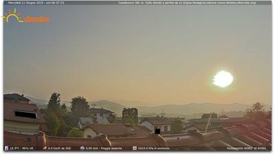 immagine della webcam nei dintorni di Monte Cornizzolo: webcam Casatenovo