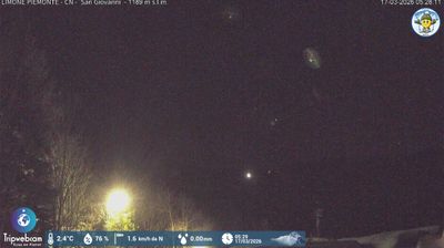 immagine della webcam nei dintorni di Villanova Mondovì: webcam Pancani