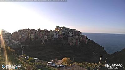 immagine della webcam nei dintorni di Riccò del Golfo di Spezia: webcam Corniglia