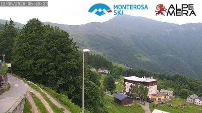 immagine della webcam nei dintorni di Fobello: webcam Scopello